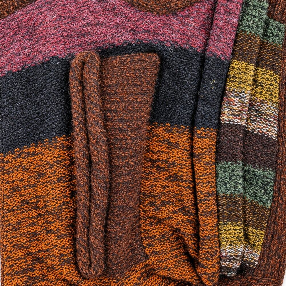 Vintage La Squadra Monte Carlo Wool Mohair Angora Color Block Sweater Vest Italy - Picture 4 of 6